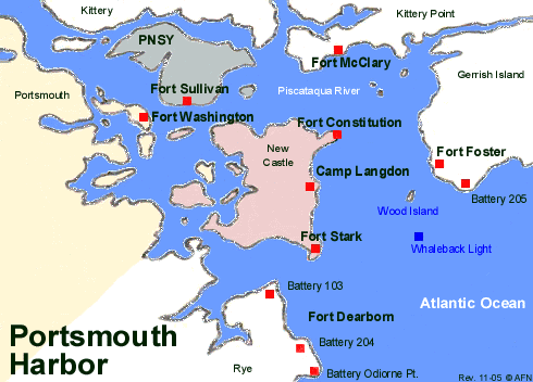 Portsmouth Harbor Map